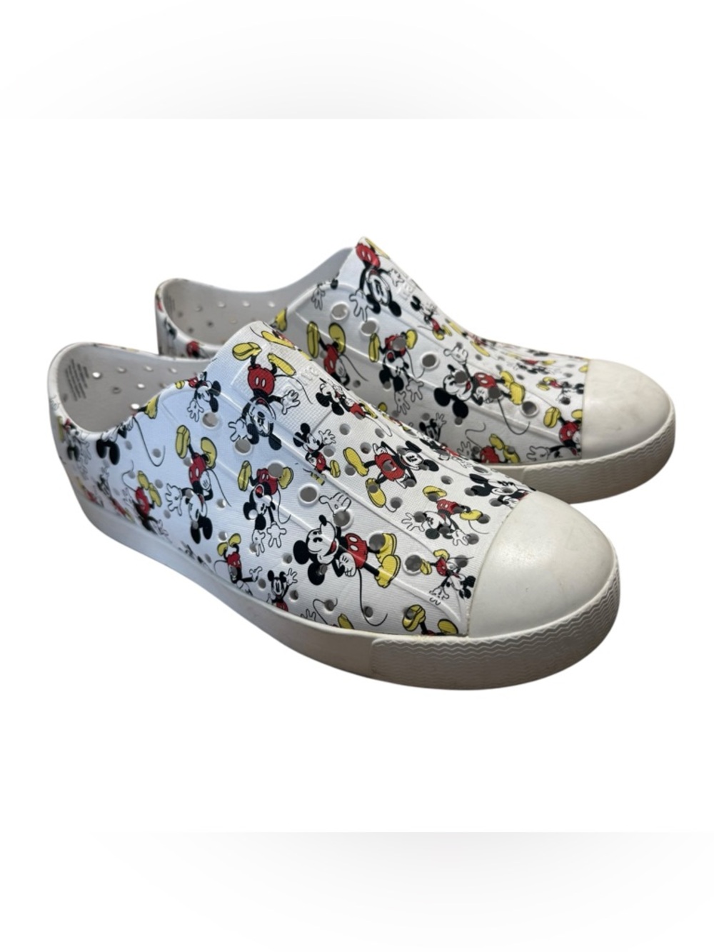 Native Mickey Mouse Slip-On Shoes J3 Disney Print Kids Sneakers